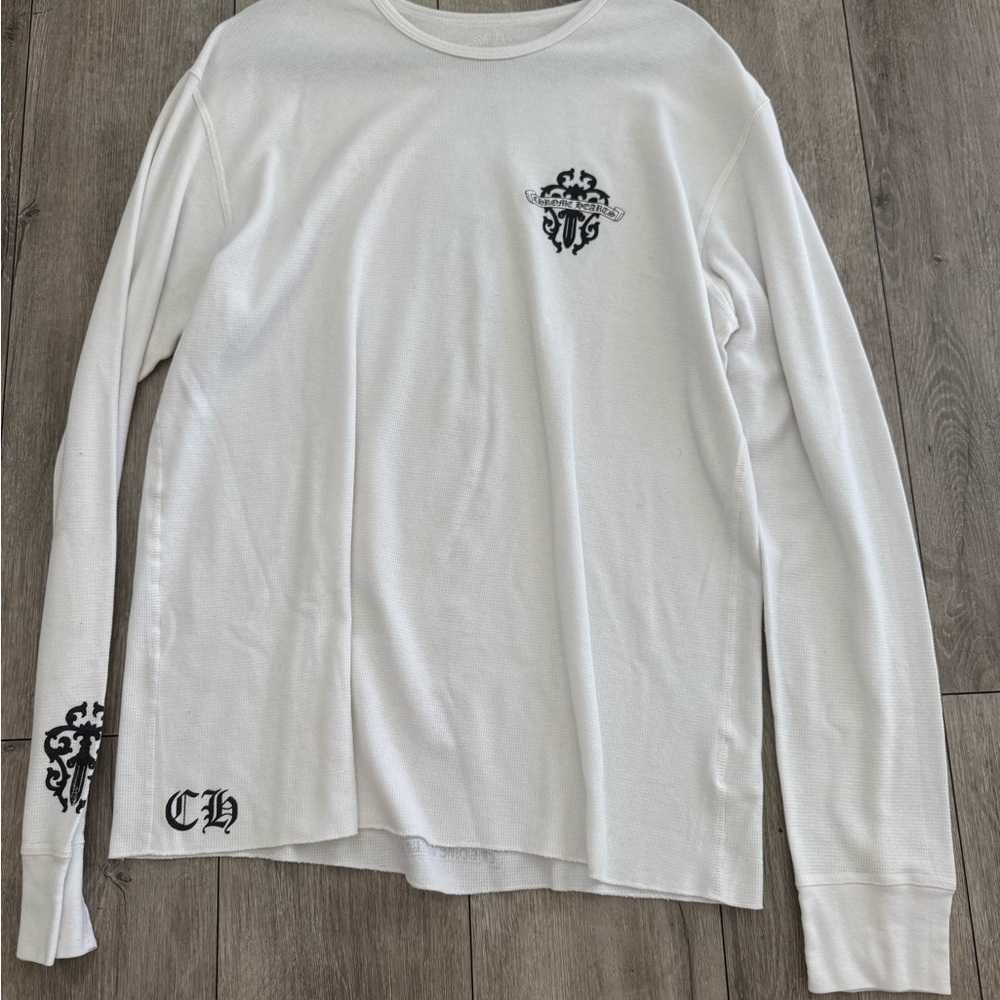 Chrome Hearts White Long Sleeve Tee